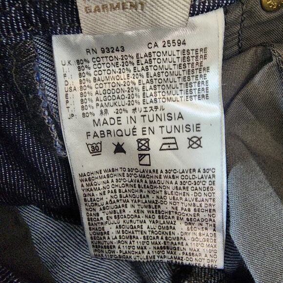 Diesel Matic Low Rise Slim Straight Low Rise Dark Wash Jeans, Size 27 W 34 L - Picture 11 of 12